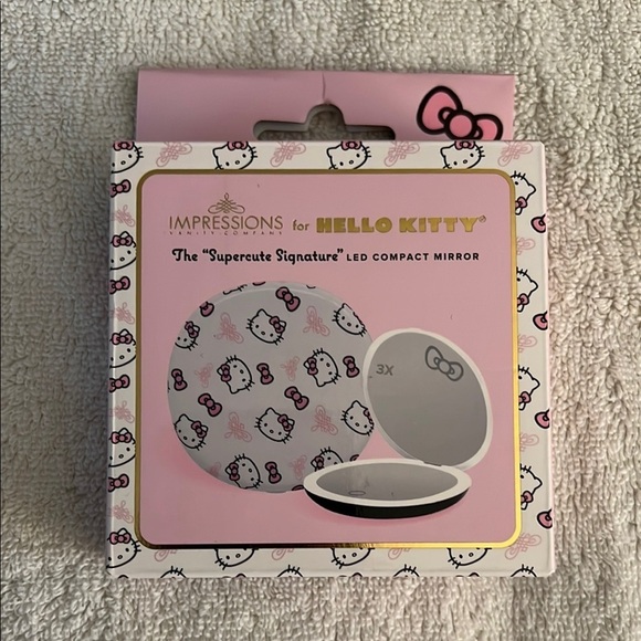 Impressions Other - Impressions Hello Kitty LED Compact Mirror - Pink and White